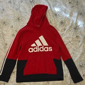 Adidas Red and Black Pullover(Boys/XL)